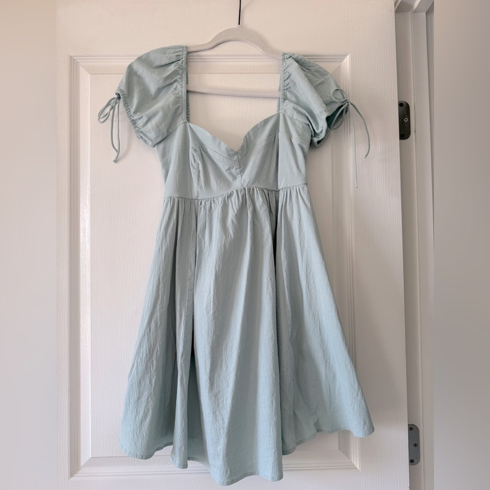 Abercrombie, Small, Light Blue, Babydoll dress